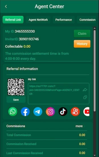 EU777 Invitation Bonus