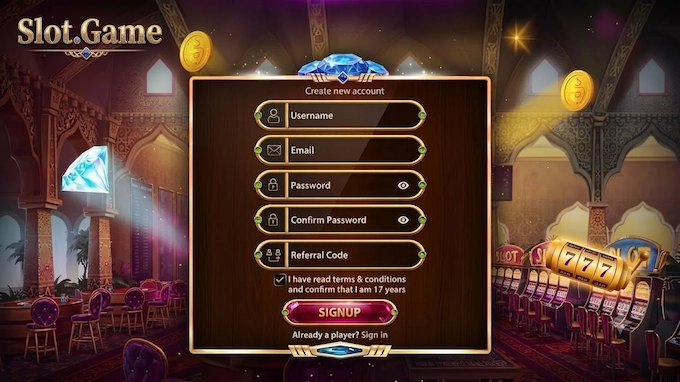 Slot Register & Login
